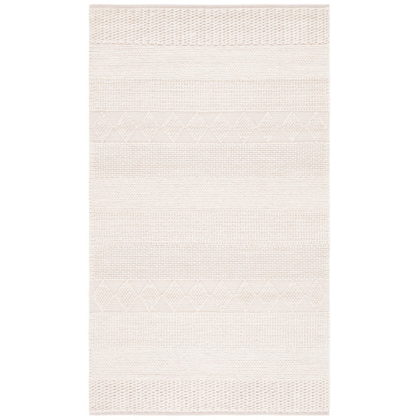 Bayou Breeze Concho Handmade Flatweave Wool Ivory Rug Wayfair